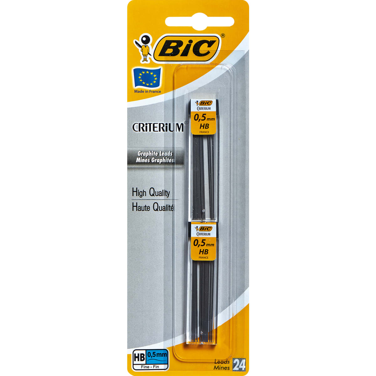 BIC Criterium Leads Refills 0 5mm for Mechanical Pencils Set of 2 RRP 3.90 CLEARANCE XL 2.99