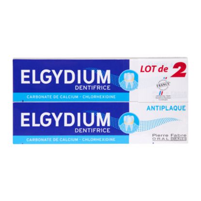 Elgydium Dentifrice Antiplaque 2x Tubes 75ml RRP 10.99 CLEARANCE XL 7.99