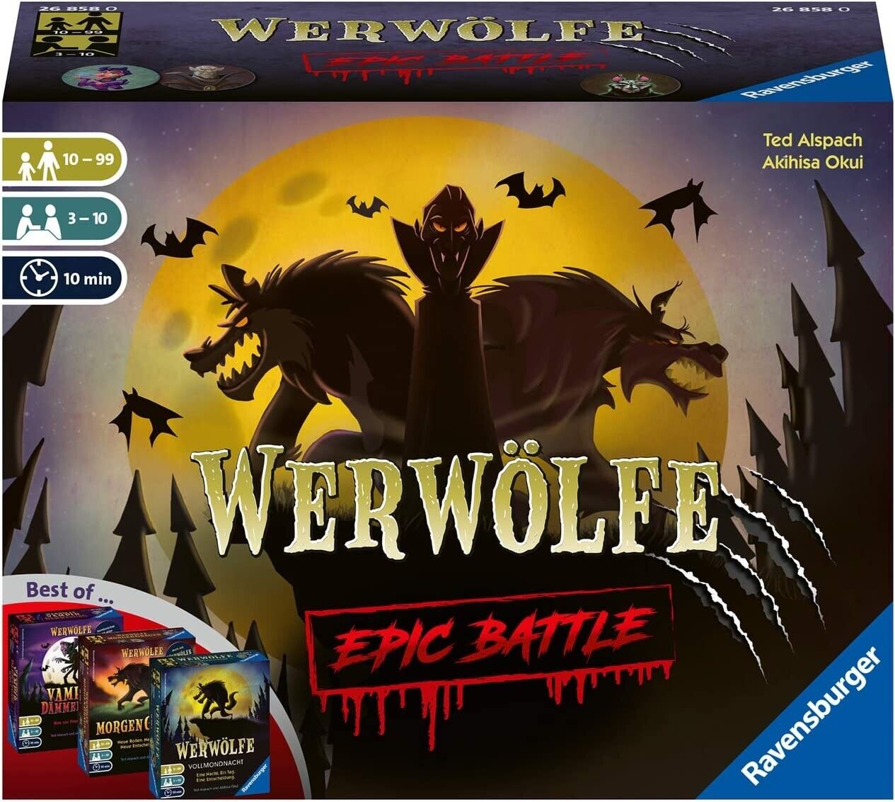 Ravensburger - Werewolves Epic Battle Card Game In German RRP 22.99 CLEARANCE XL 9.99