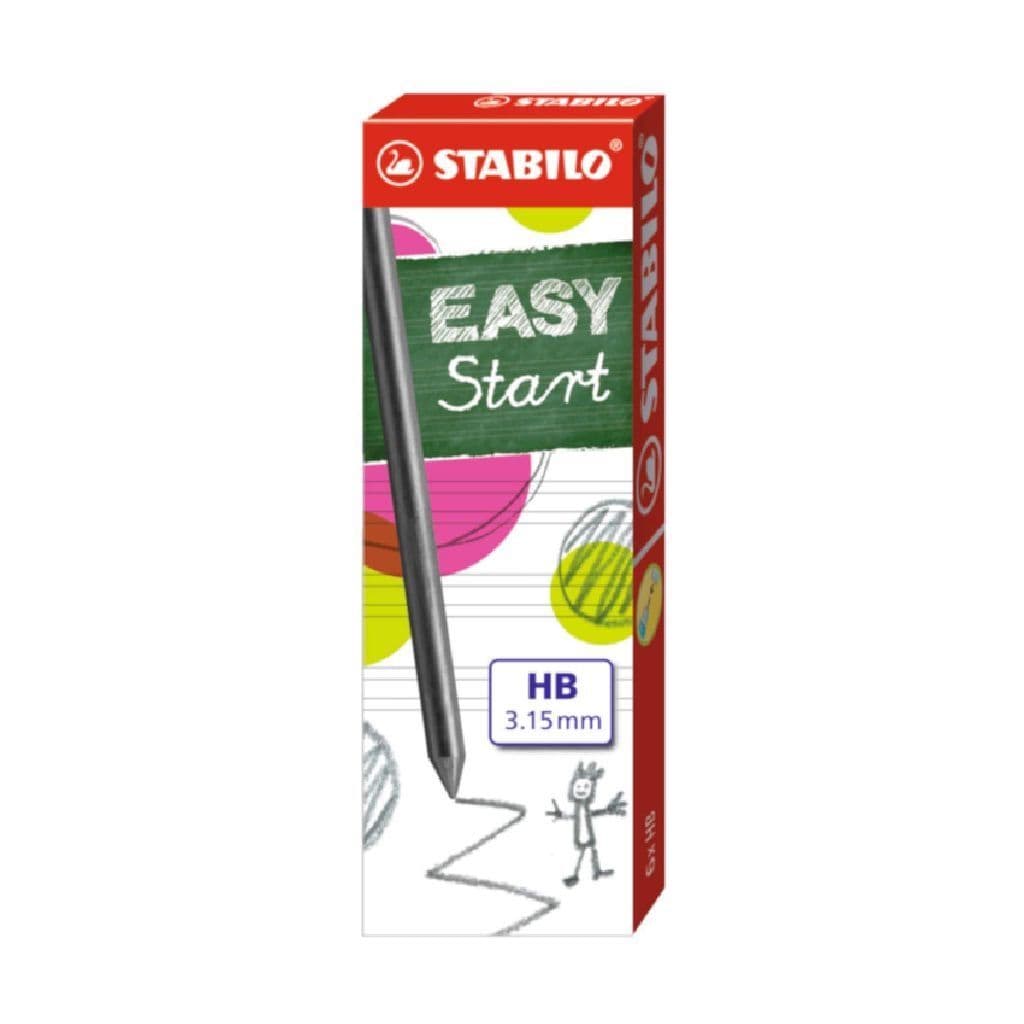 Stabilo Easy Ergo Pencil 3.15mm HB Leads Refills Cartridge 6 Refills RRP 3.99 CLEARANCE XL 2.99