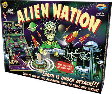 Cheatwell Alien Nation Spinball Game RRP 20 CLEARANCE XL 12.99