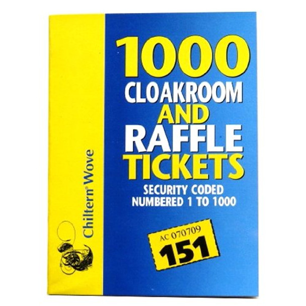 151 1000 Raffle & Cloakroom Tickets Green Tickets RRP 3.95 CLEARANCE XL 1.99