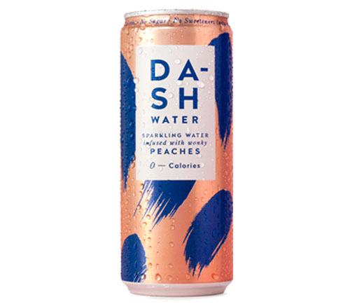 Dash Peaches Infused Sparkling Water 330ml RRP 1.30 CLEARANCE XL 99p