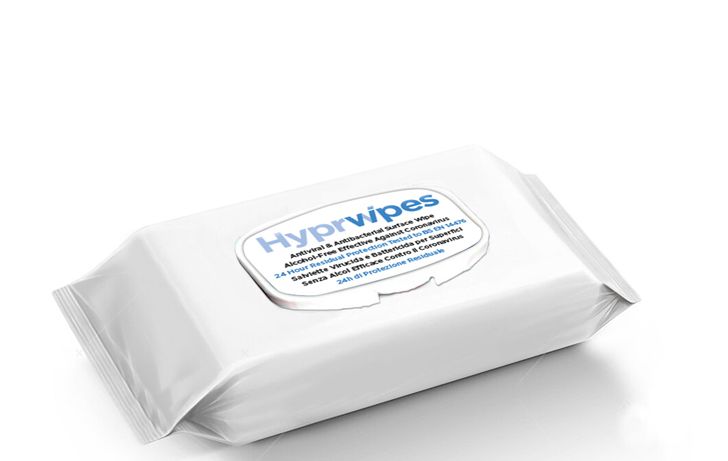 HyprWipes 72 Pack of Antibacterial Antiviral Surface Wipes RRP 2 CLEARANCE XL 59p or 2 for 1