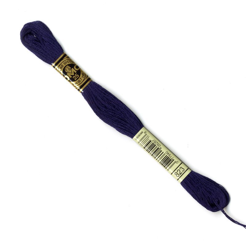 The Urban Store Embroidery Thread Blueberry Blue DMC 823 RRP 1.40 CLEARANCE XL 99p