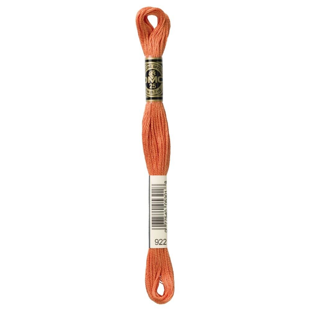 The Urban Store Embroidery Thread Light Copper DMC 922 RRP 1.40 CLEARANCE XL 99p
