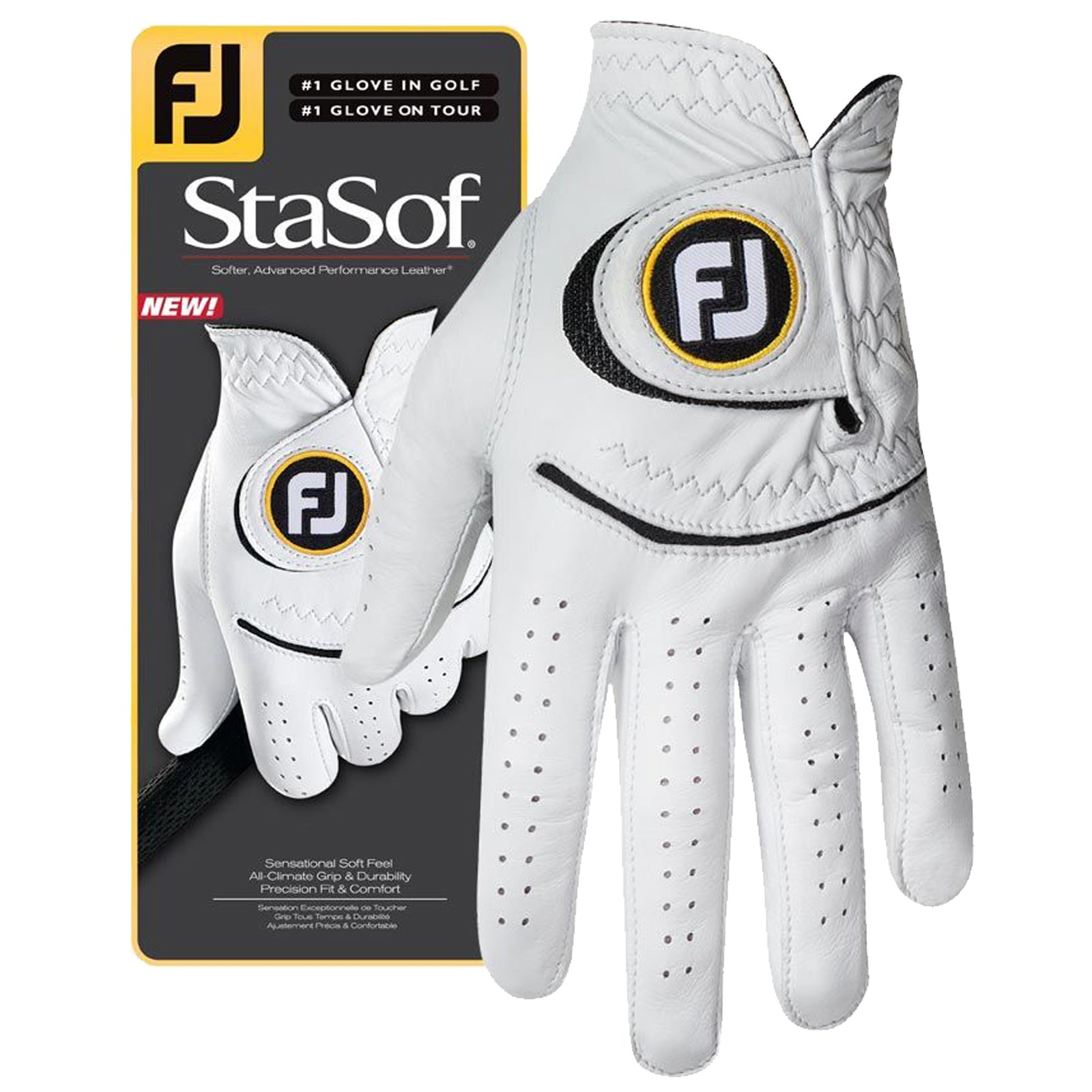 FootJoy Mens StaSof Left Hand Golf Glove RRP 19.95 CLEARANCE XL 12.99