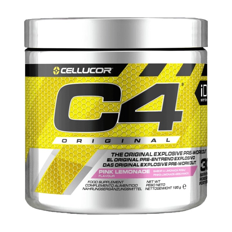 Cellucor C4 Original Explosive Pre Workout Pink Lemonade Flavour 195g RRP 17.99 CLEARANCE XL 13.99