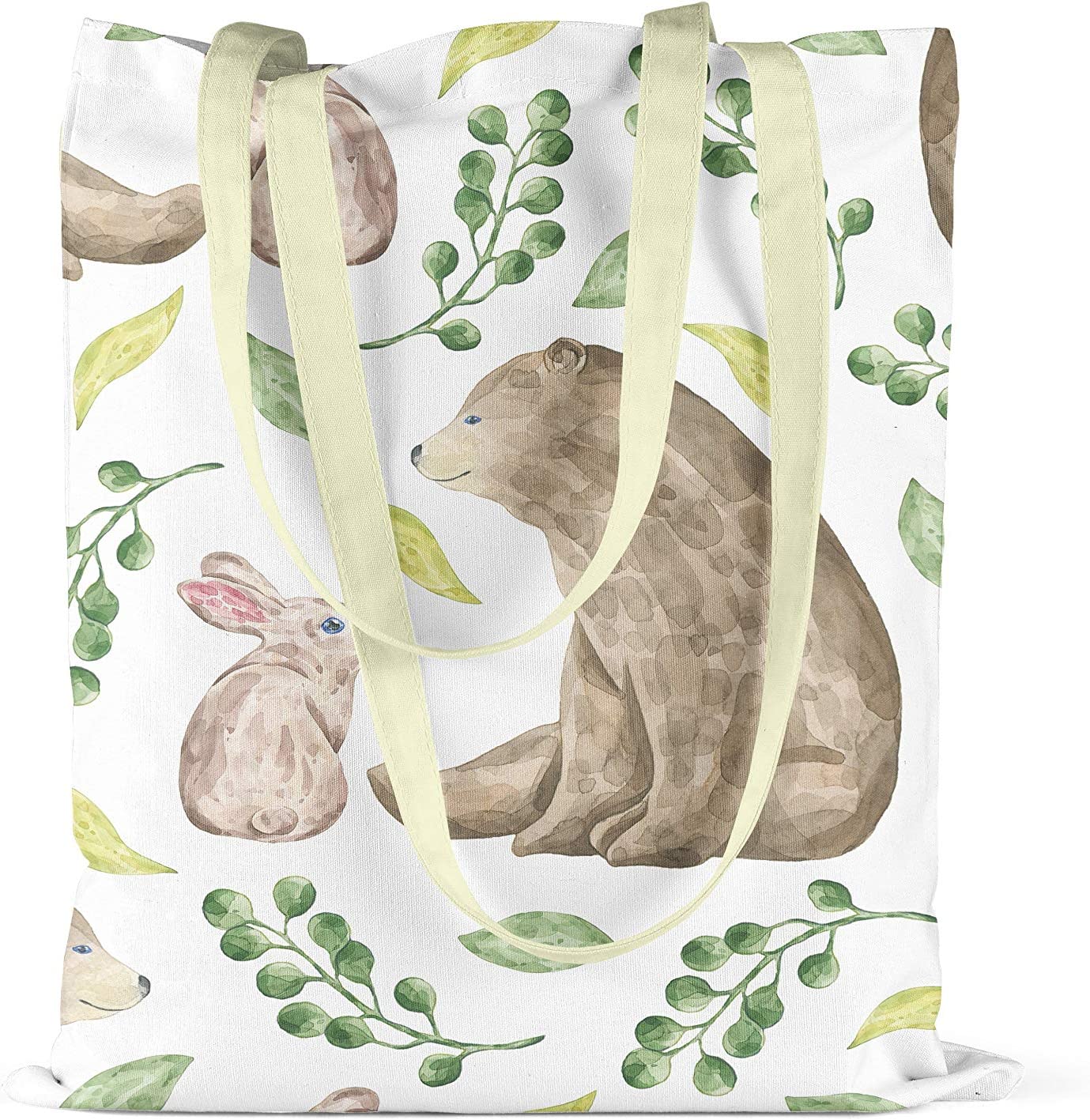 Bonamaison Animal & Floral Design Printed Cream Tote Bag 34 x 40cm RRP 5.99 CLEARANCE XL 3.99
