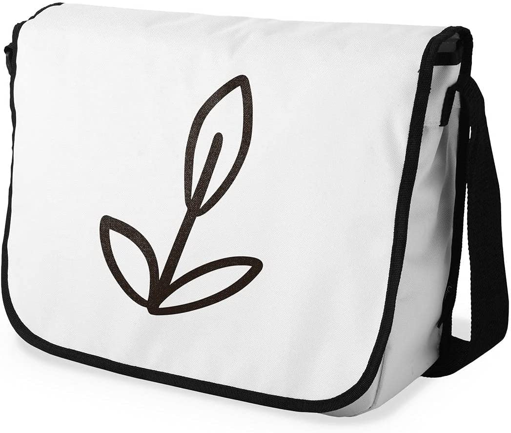 Bonamaison Flower Design White Shoulder School Bag 29 x 36cm RRP 16.99 CLEARANCE XL 9.99