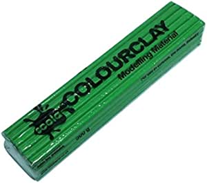 SCOLAQUIP Scola Green Colour Modelling Clay 500g RRP 4.90 CLEARANCE XL 2.99