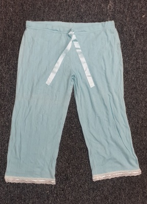 DE-IDENTIFIED FASHION RETAILER Turquoise Lounge Pants Size SMALL RRP 9.00 CLEARANCE XL 0.99