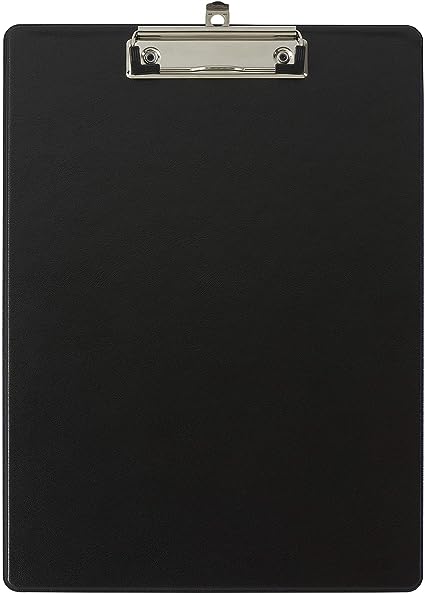 Exacompta Black Clipboard 23 x 32cm For A4 RRP 4.29 CLEARANCE XL 3.99