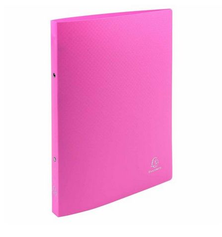 Exacompta A4 Ring Binder 2 Ring Pink RRP 2.34 CLEARANCE XL 99p