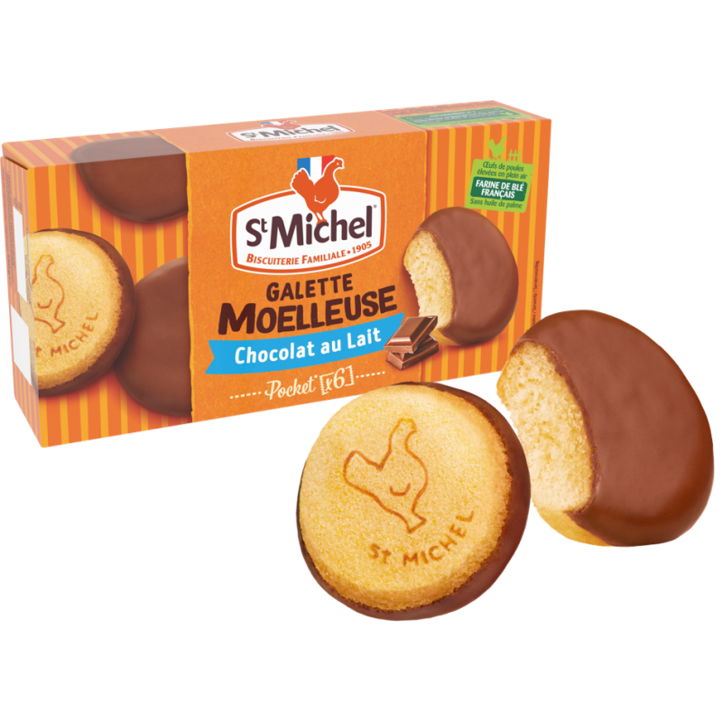 St Michel Soft Milk Chocolate Cakes 6 Pack 180g (July 23) RRP 2.49 CLEARANCE XL 1