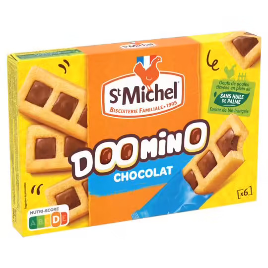 St Michel Doomino Chocolate 6 Pack 180g (Oct 23) RRP 2 CLEARANCE XL 89p or 2 for 1.50