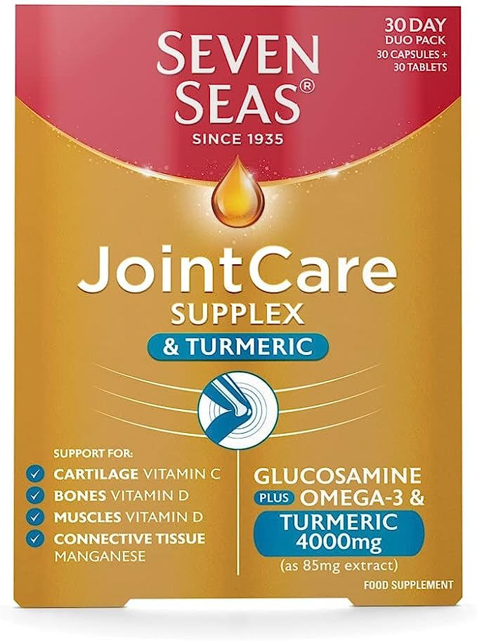 Seven Seas JointCare Supplements With Turmeric 30 Tablets & 30 Capsules RRP 20 CLEARANCE XL 14.99