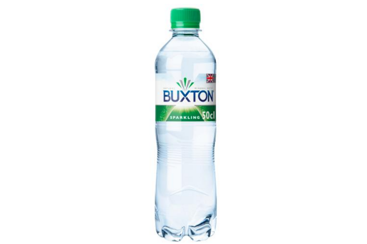 Buxton Sparkling Natural Mineral Water 500ml RRP 50p CLEARANCE XL 29p or 4 for 1