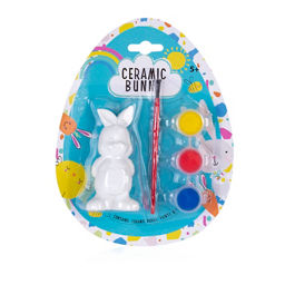 RMS International Paint Your Own Ceramic Bunny Kit RRP 2.99 CLEARANCE XL 1.99
