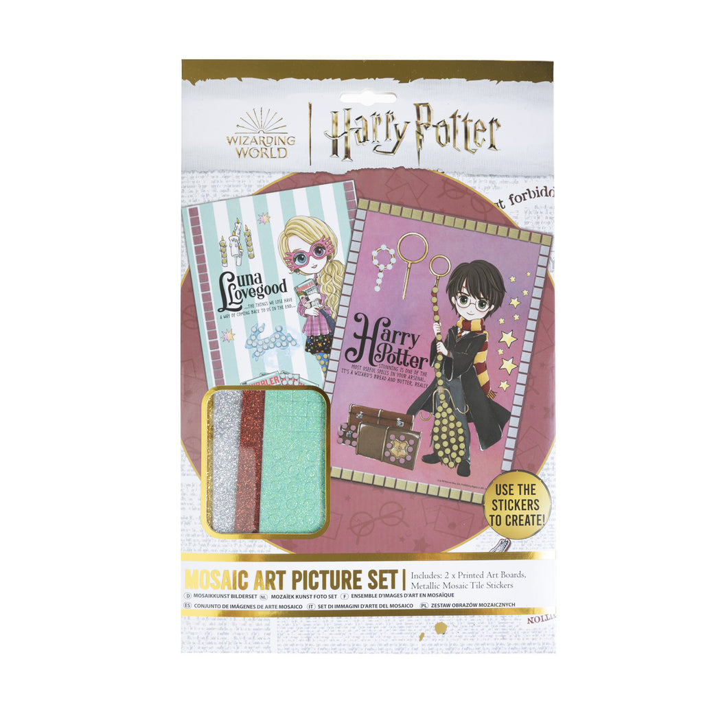 Harry Potter Mosaic Picture Art RRP 2.99 CLEARANCE XL 89p or 2 for 1.50