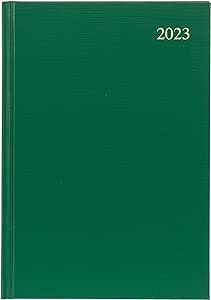 Collins Essential Diary A4 Day To A Page Green 2023 RRP 2.99 CLEARANCE XL 99p