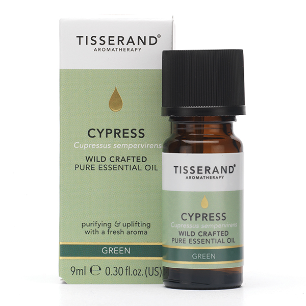 Tisserand Aromatherapy Cypress Wild Crafted Pure Essential Oil (9ml) RRP 8.99 CLEARANCE XL 6.99