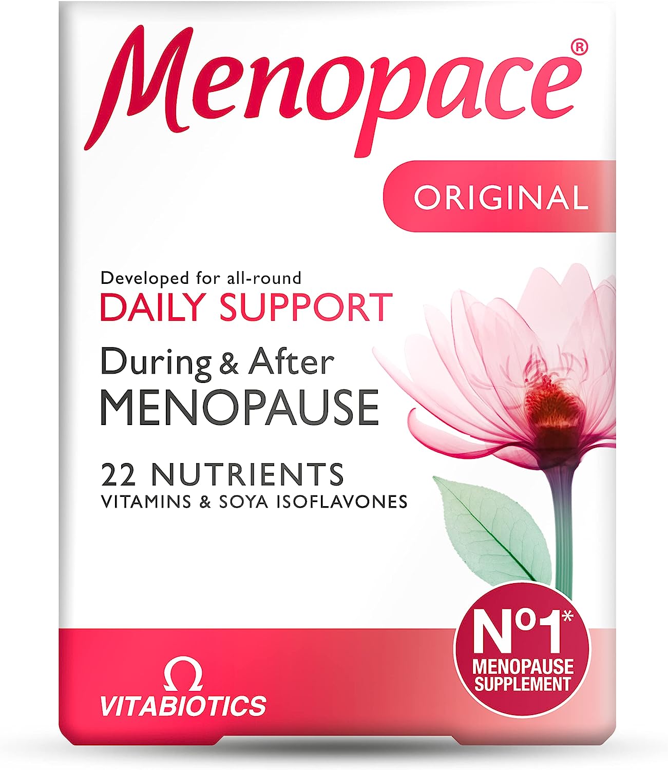 Vitabiotics Menopace Original - No. 1 Menopause Supplement for Women 30 Day RRP 4.25 CLEARANCE XL 3.99