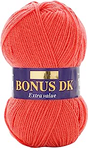 Hayfield Bonus DK Yarn Punchy Pink (0728) 100g RRP 2.35 CLEARANCE XL 1.50