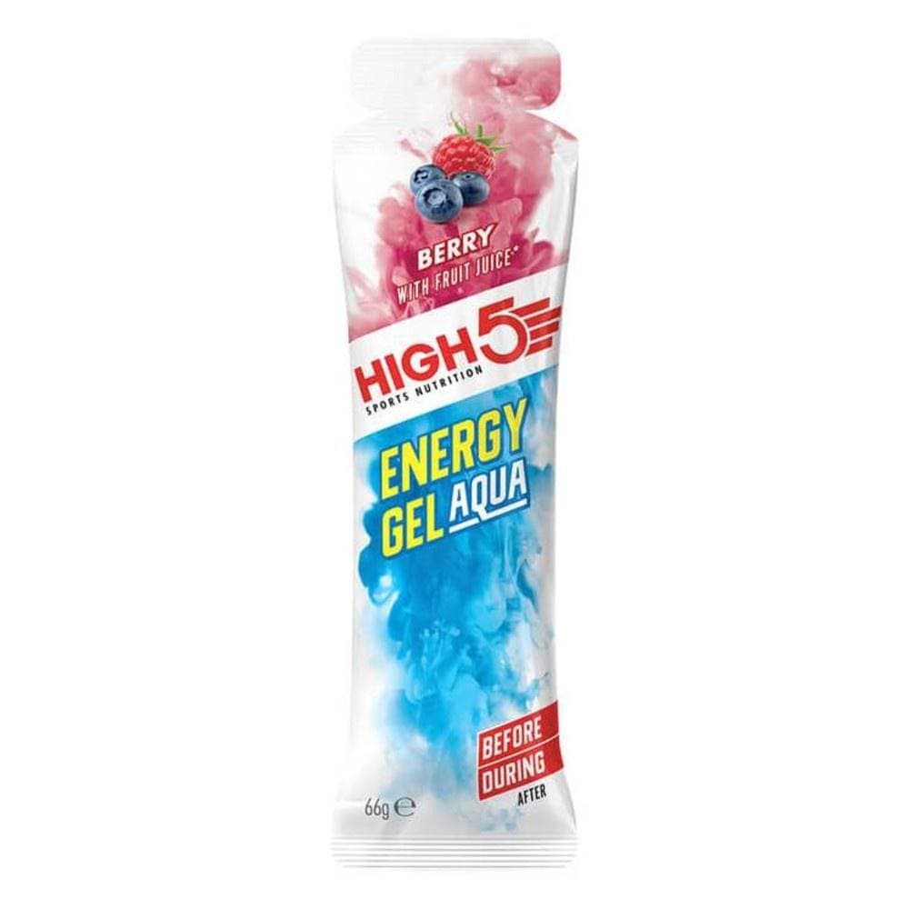 High 5 Sports Nutrition Energy Gel Aqua Berry With Fruit Juice Flavour RRP 1.25 CLEARANCE XL 59p or 2 for 1