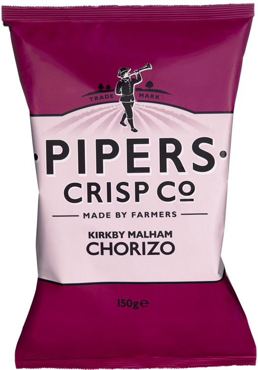 Pipers Kirkby Malham Chorizo Sharing Crisps 150g RRP 3 CLEARANCE XL 99p