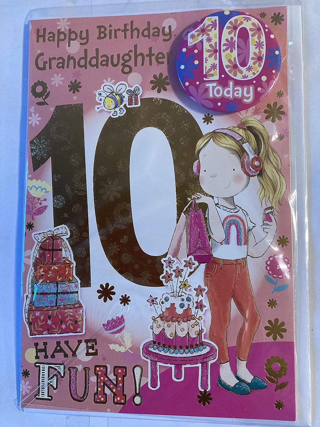 Xpress Yourself Happy Birthday Granddaughter 10 Today! Birthday Card RRP 3.99 CLEARANCE XL 2.99
