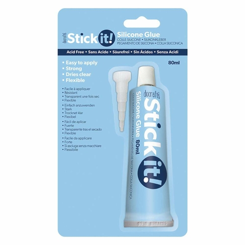 Docrafts Stick It! Silicone Glue Tube 80ml RRP 4.99 CLEARANCE XL 3.99