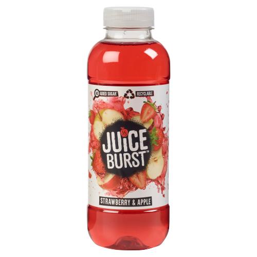 Juice Burst Apple & Strawberry Flavour 500ml RRP 1.70 CLEARANCE XL 59p or 2 for 1