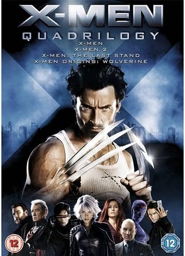 X-Men Quadrilogy DVD Rated 12 (2008) RRP 3.90 CLEARANCE XL 1.99