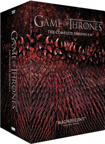 Game of Thrones - Season 1-4 DVD Box Set Rated 18 (2015) RRP 20.99 CLEARANCE XL 12.99