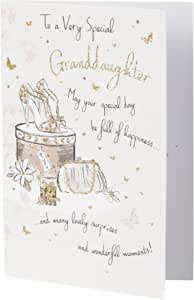 Goldmark Glitter Coated ''To A Very Special Granddaughter'' Birthday Card RRP 2.77 CLEARANCE XL 1.99