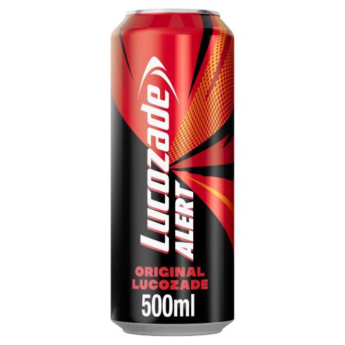 Lucozade Alert Original Energy Drink 500ml RRP 1.55 CLEARANCE XL 59p or 2 for 1