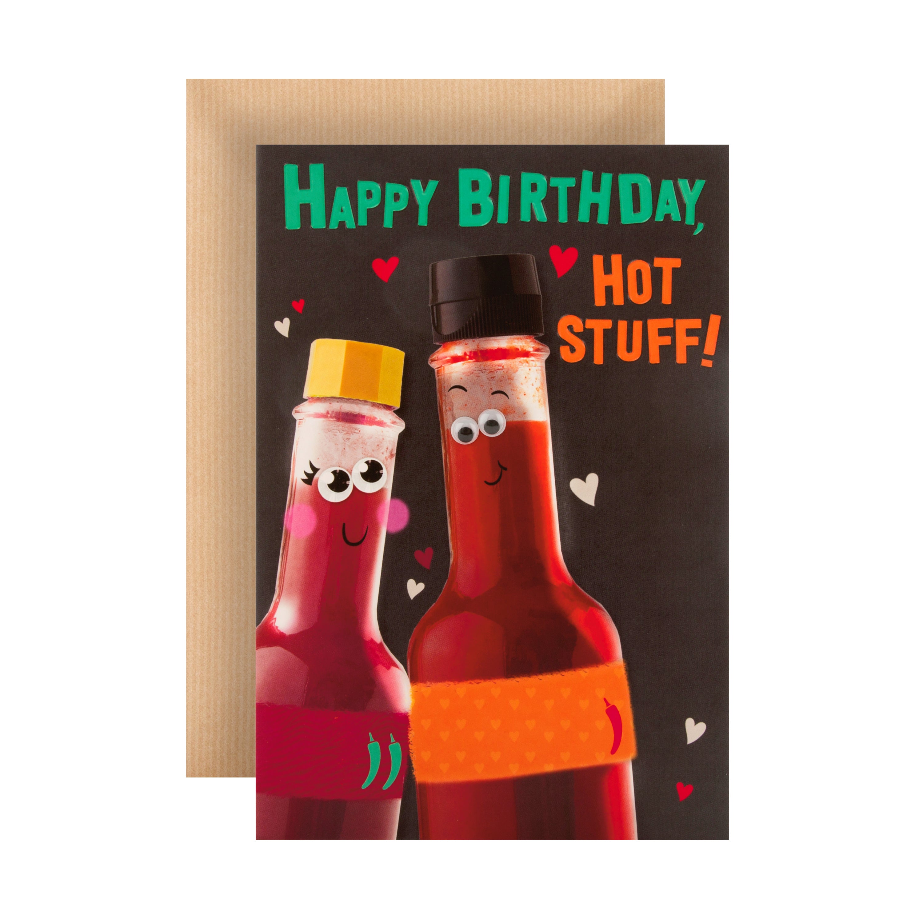 Hallmark Boyfriend Card ''Happy Birthday, Hot Stuff!'' RRP 2 CLEARANCE XL 1.50
