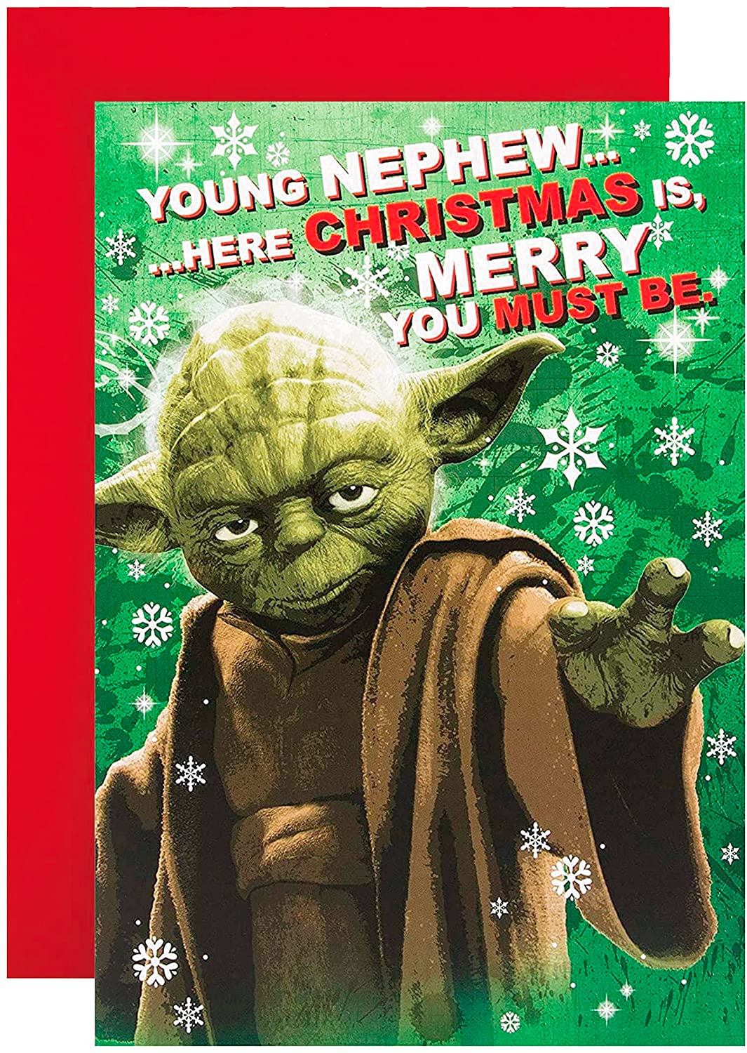 Hallmark Nephew Star Wars Christmas Card RRP 2.50 CLEARANCE XL 1.49