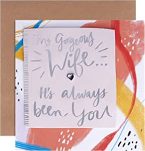Hallmark Anniversary Card For Wife ''My Gorgeous Wife'' RRP 3.47 CLEARANCE XL 1.99
