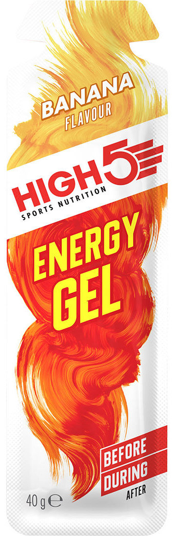 High 5 Sports Nutrition Banana Flavoured Energy Gel 40g RRP 1.20 CLEARANCE XL 99p