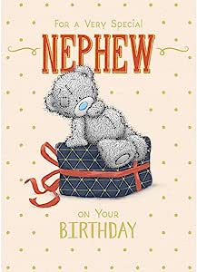 Me to You Bear Design ''For A Very Special Nephew'' Birthday Card RRP 1.79 CLEARANCE XL 99p