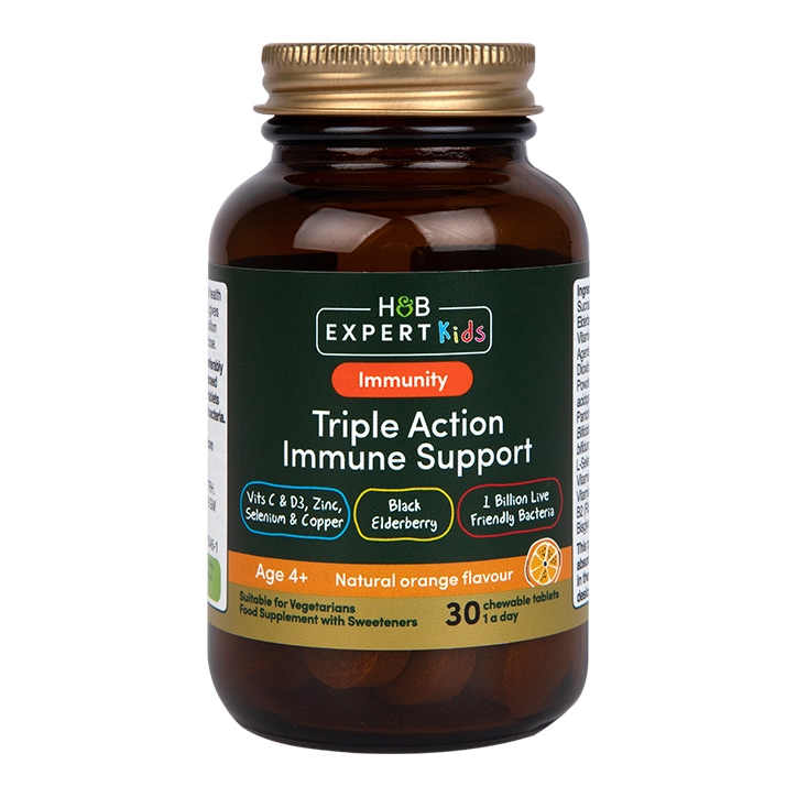 Holland & Barrett Expert Kids Triple Action Immune Support 30 Chewables RRP 12.99 CLEARANCE XL 6.99