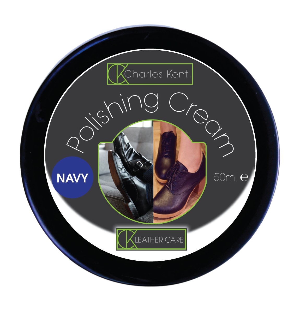 Charles Kent Polishing Cream Navy 50ml RRP 5.97 CLEARANCE XL 3.99