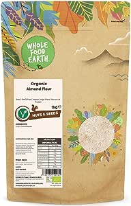 Wholefood Earth Organic Ground Almonds 1kg RRP 19.82 CLEARANCE XL 12.99