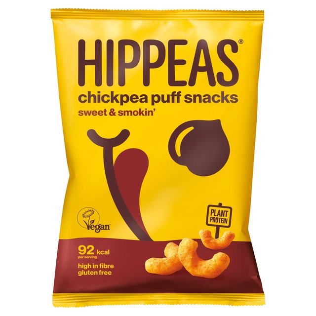Hippeas Chickpea Puffs - Sweet & Smokin 22g (May 24) RRP 1.10 CLEARANCE XL 59p or 2 for 1