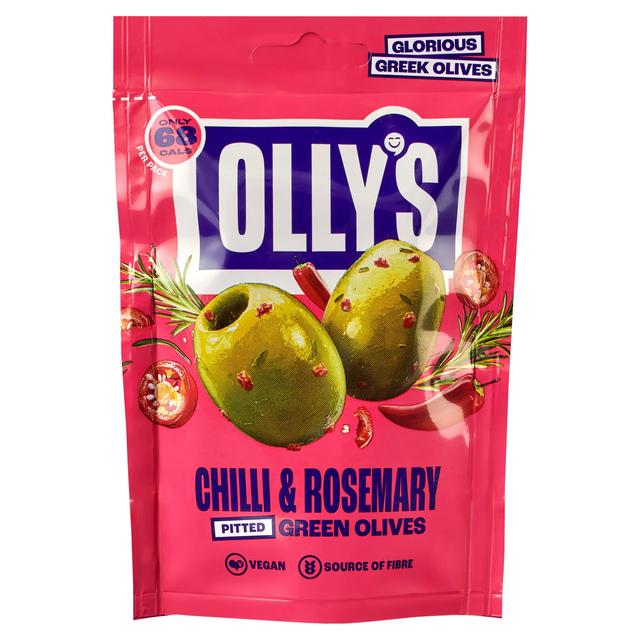 Olly's Olives Chilli & Rosemary Fiery Green Olives 50g RRP 1.25 CLEARANCE XL 99p