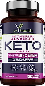 Yr Health 60 Vegan Capsules Advanced Keto Complex RRP 9.97 CLEARANCE XL 6.99