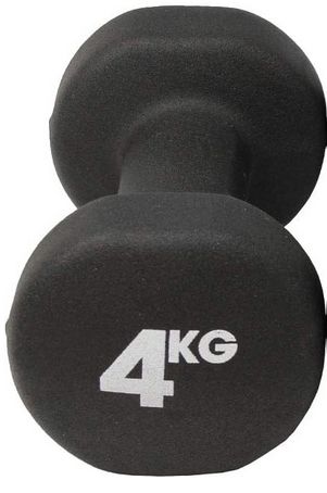 Fitness Mad Neo Single Dumbbell 4kg Black RRP 14.99 CLEARANCE XL 9.99