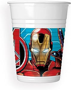 Marvel Avengers 8 Pack Plastic Cups RRP 3.42 CLEARANCE XL 1.99